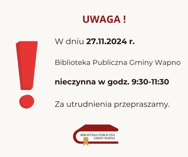Zdjęcie Komunikat 27.11.2024