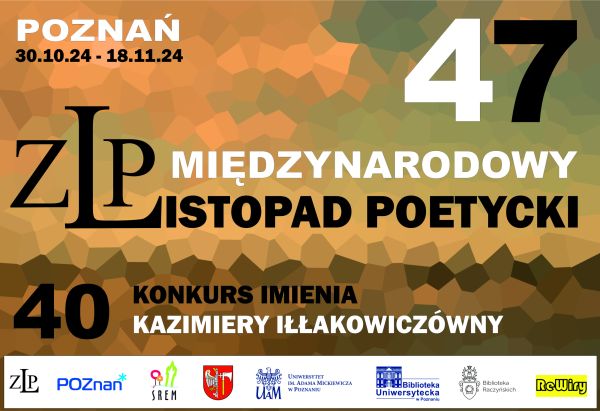 Zdjęcie Zapraszamy - 47. Międzynarodowy Listopad Poetycki