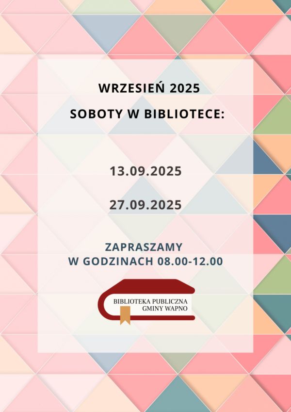 Zdjęcie Soboty w Bibliotece - wrzesień 2025
