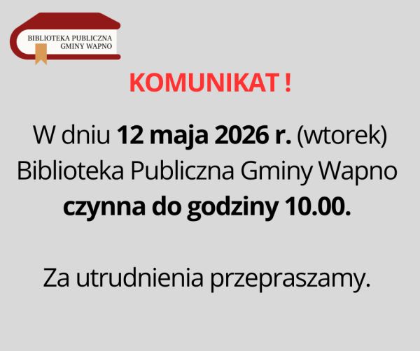Zdjęcie Komunikat 12.05.2026