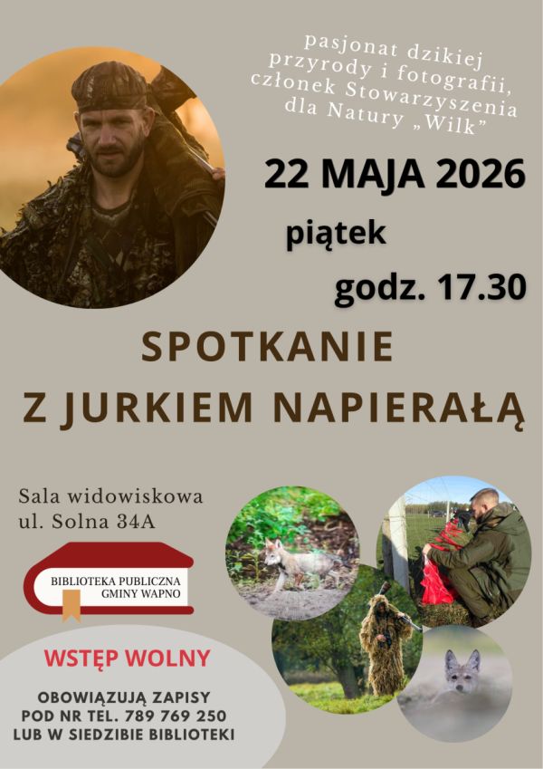 Zdjęcie Spotkanie z Jurkiem Napierałą 22.05.2026 r.